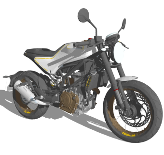 超精细摩托车模型 (120)